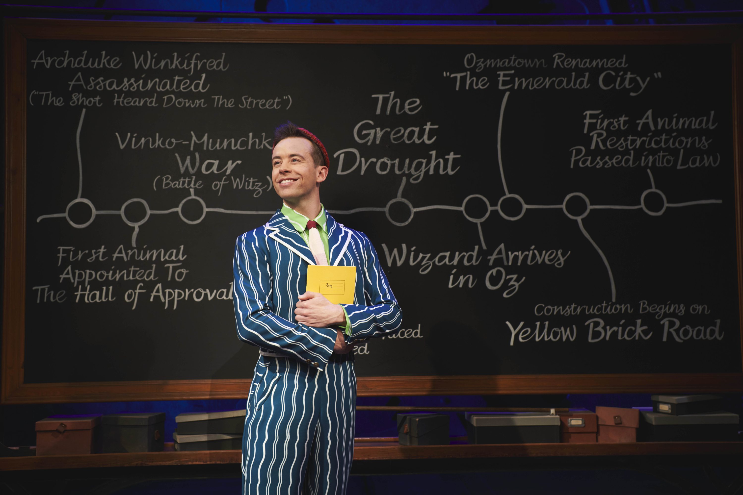 An image of Ross Carpenter as Boq in Wicked the musical