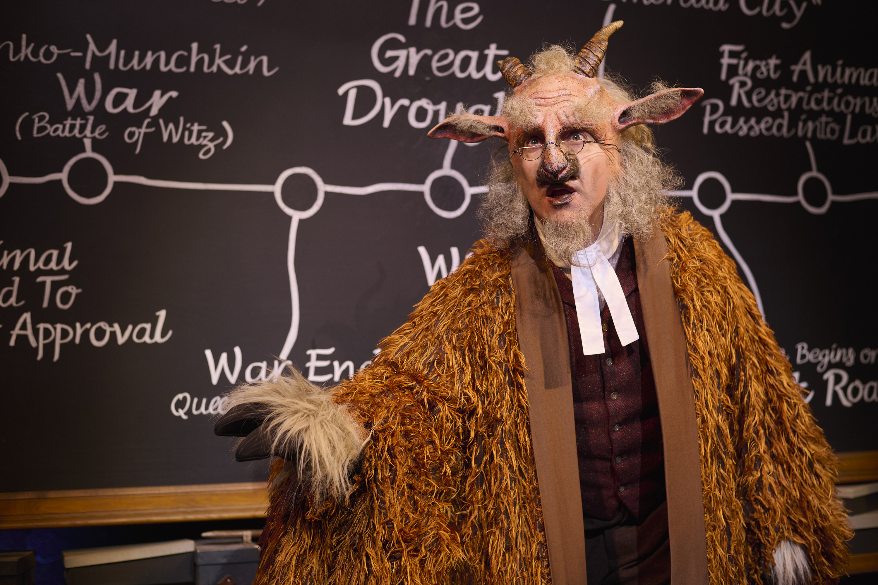 David McKechnie as Doctor Dillamond in the London production of Wicked the musical